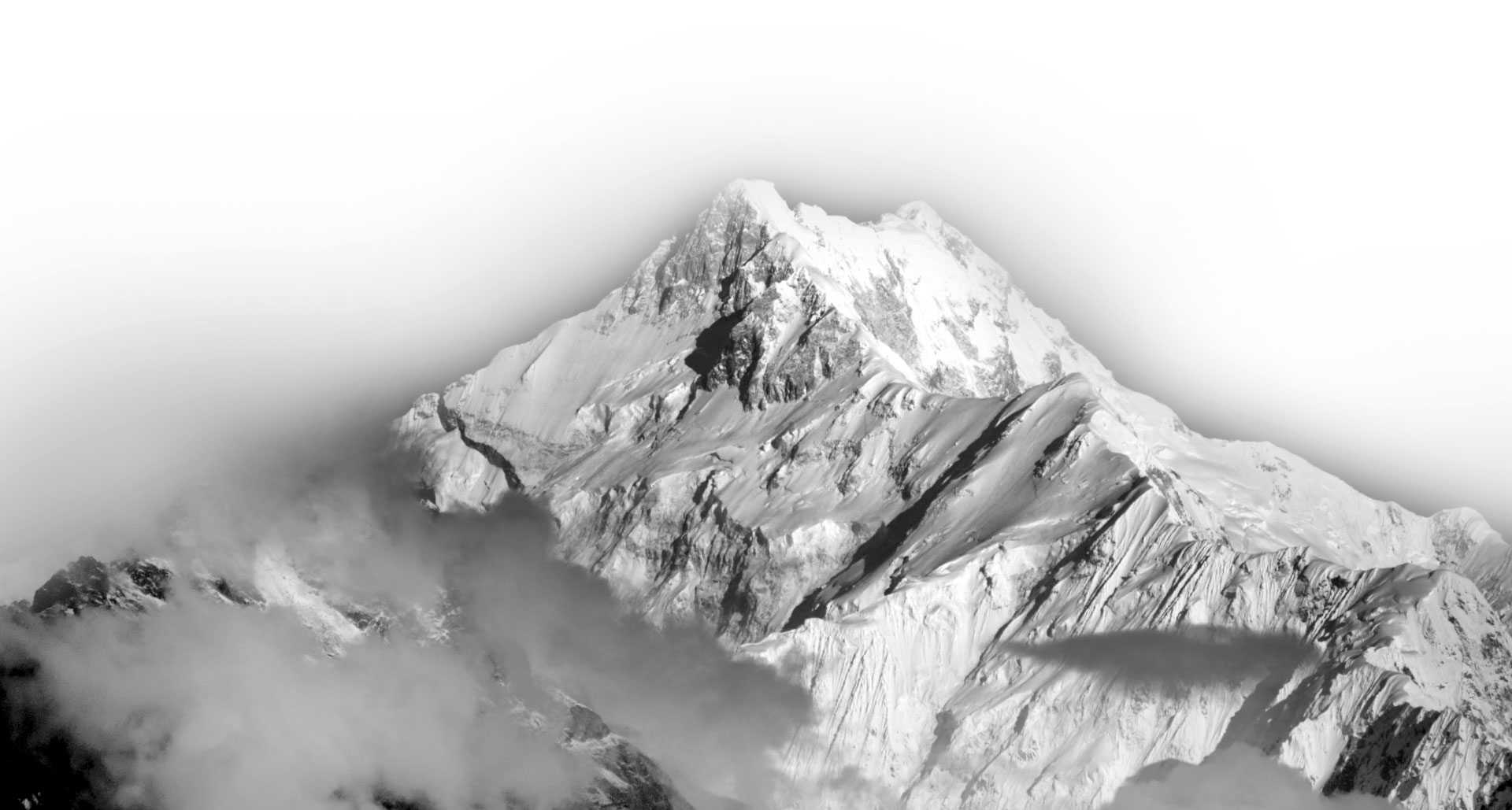 Cumbre de la montaña Kanchenjunga