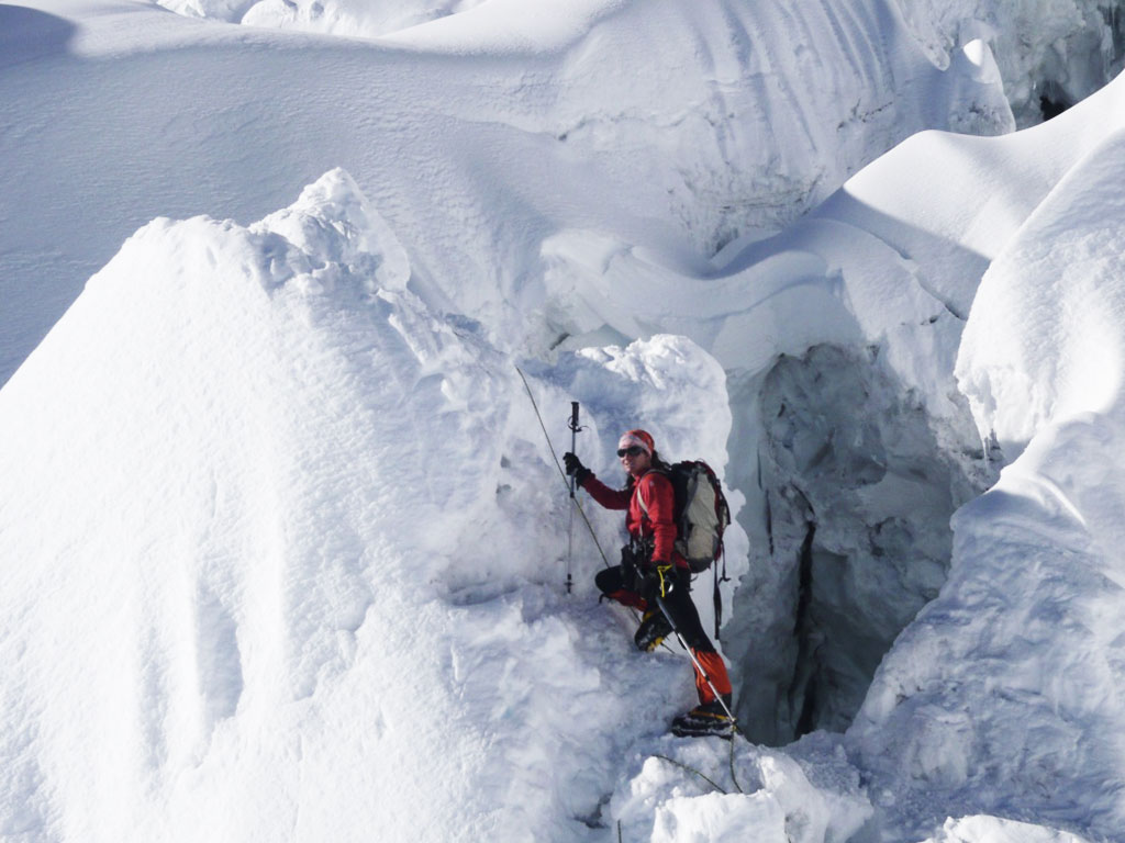 Edurne Pasaban ascensión a cumbre Manaslu