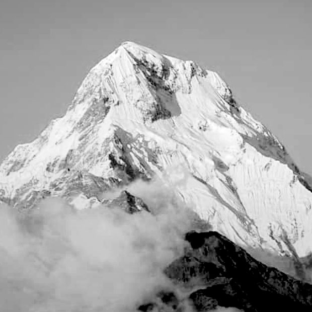 Cima de la montaña Annapurna
