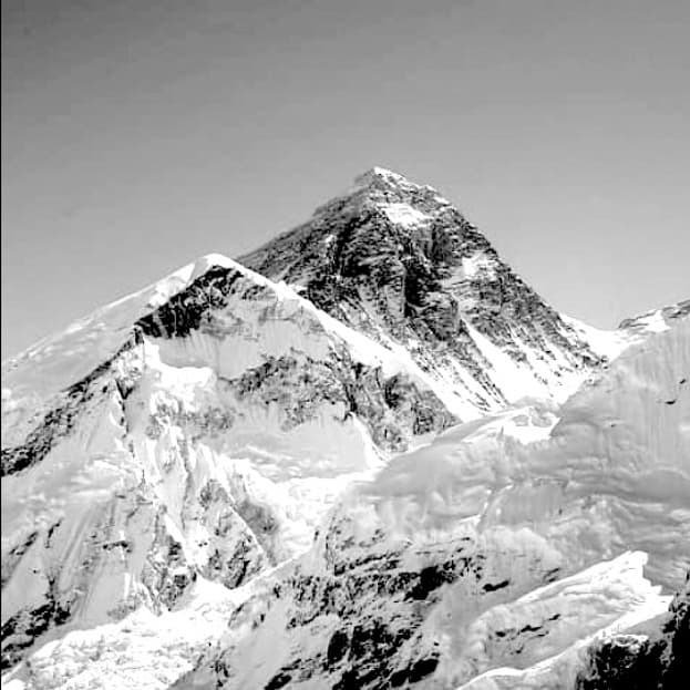 Cumbre de la montaña Everest